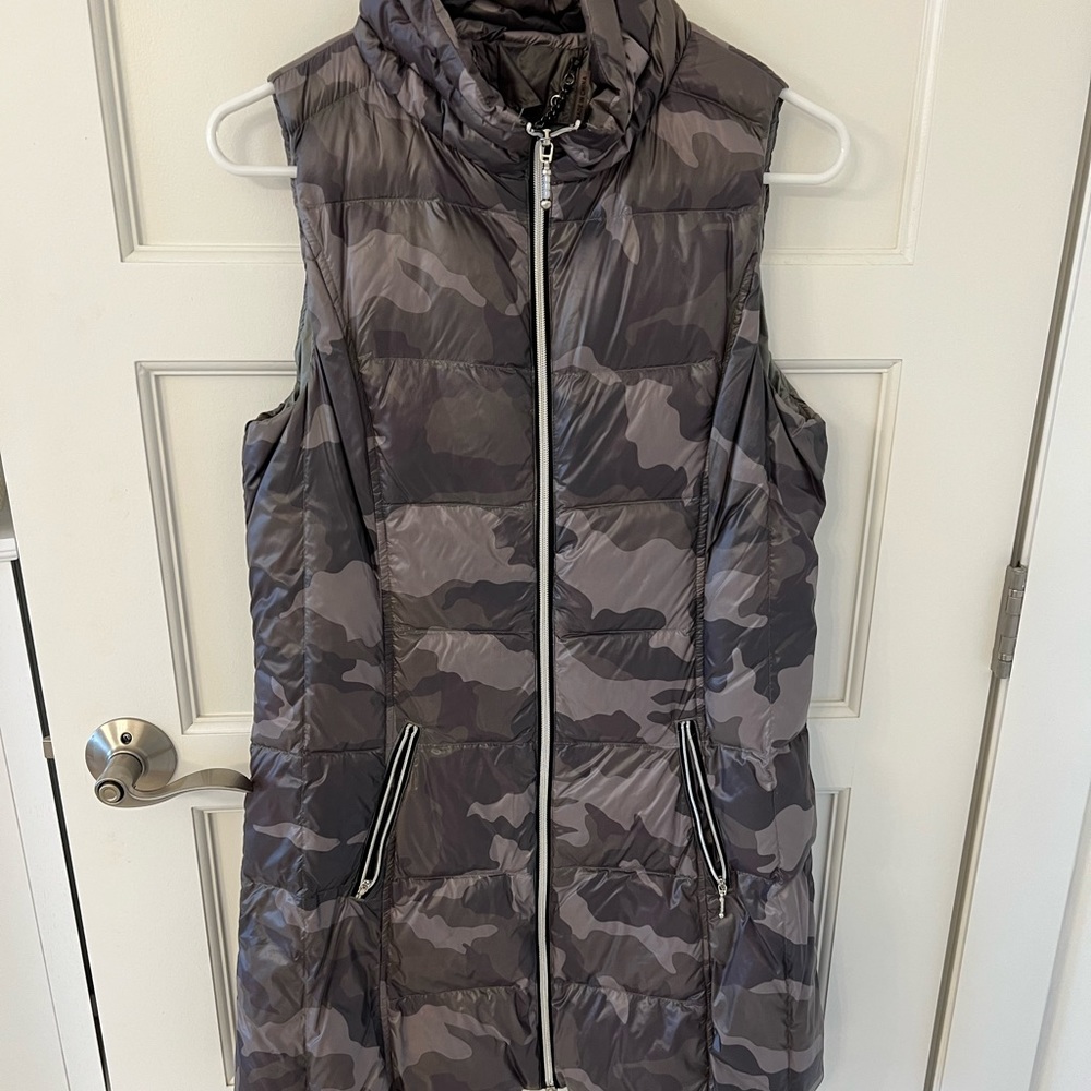 Evereve Anorak Long Nylon Down Vest